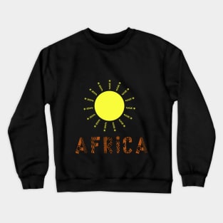 AFRICA SUN Crewneck Sweatshirt